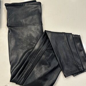 Spanx leather leggings